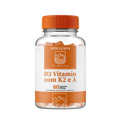 D3 Vitamin com K2 e A